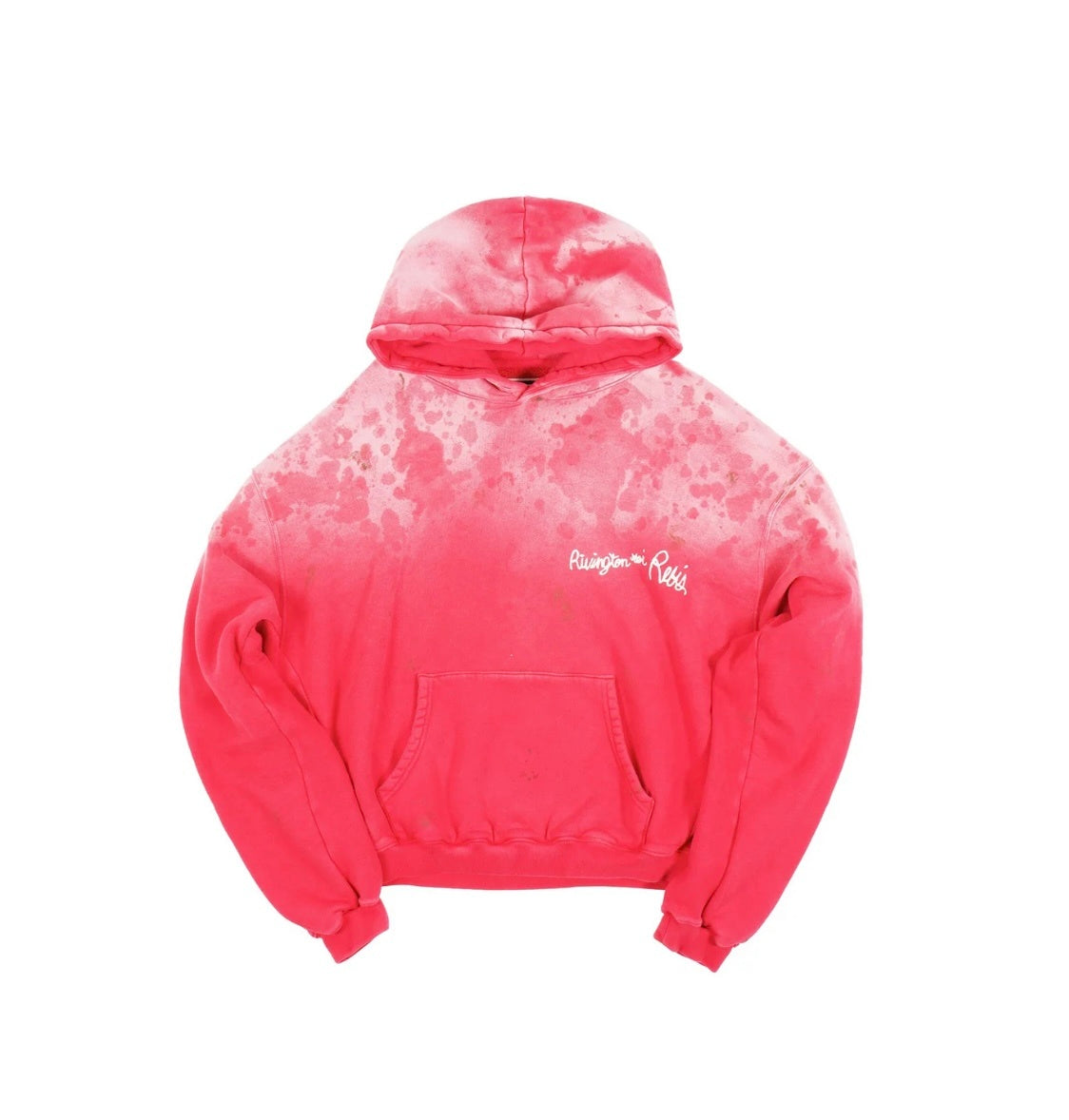 RRR123 Splatter Gradient Cropped Hoodie