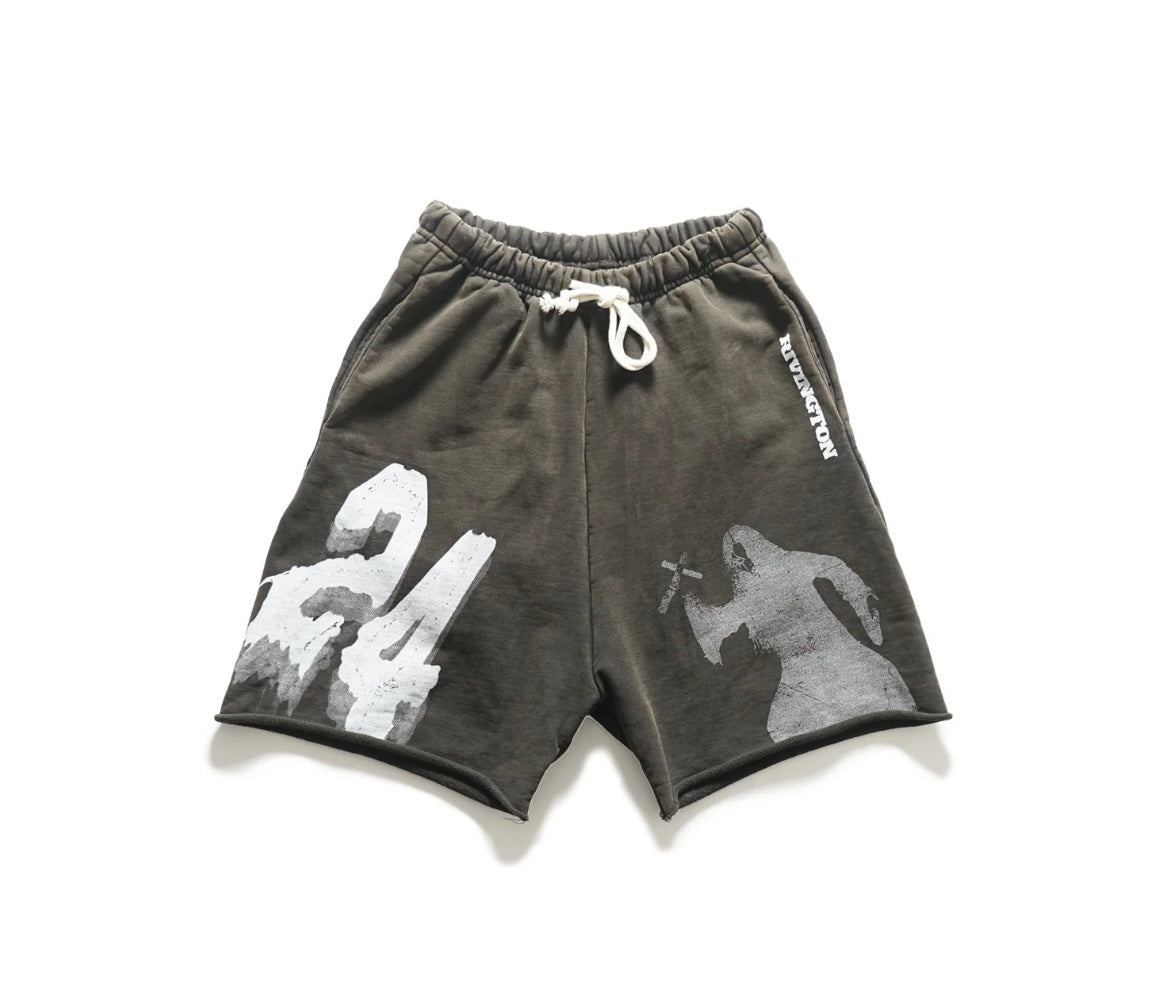 RRR123 Ghost Graphic Sweat Shorts