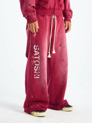 Satoshi Nakamoto Vertical Logo Sweat Pants