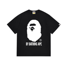 BAPE White Ape Head Graphic T-Shirt Black