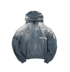 RRR123 Splatter Wash Cropped Hoodie