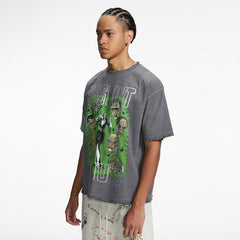 SSSAINT LOUIS Retro Comic‑Print Tee