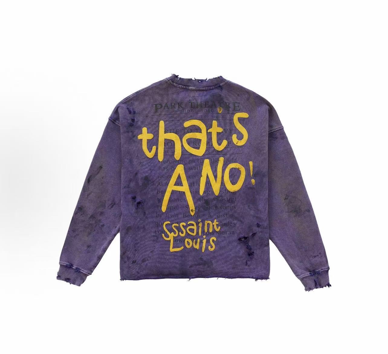 SSSAINT LOUIS Vintage Grunge Sweat Top