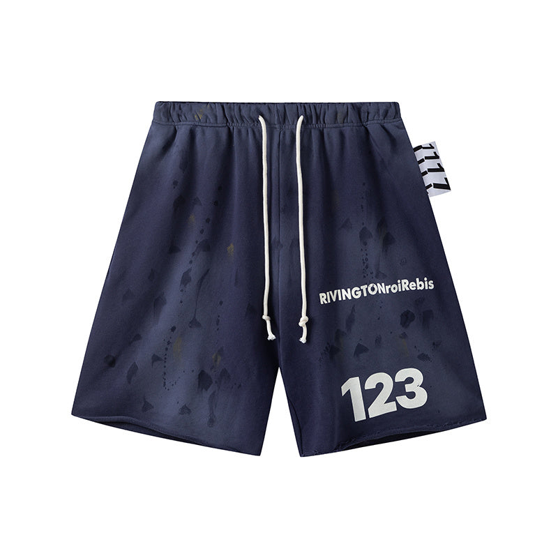 RRR123 Drawstring Casual Sweat Shorts