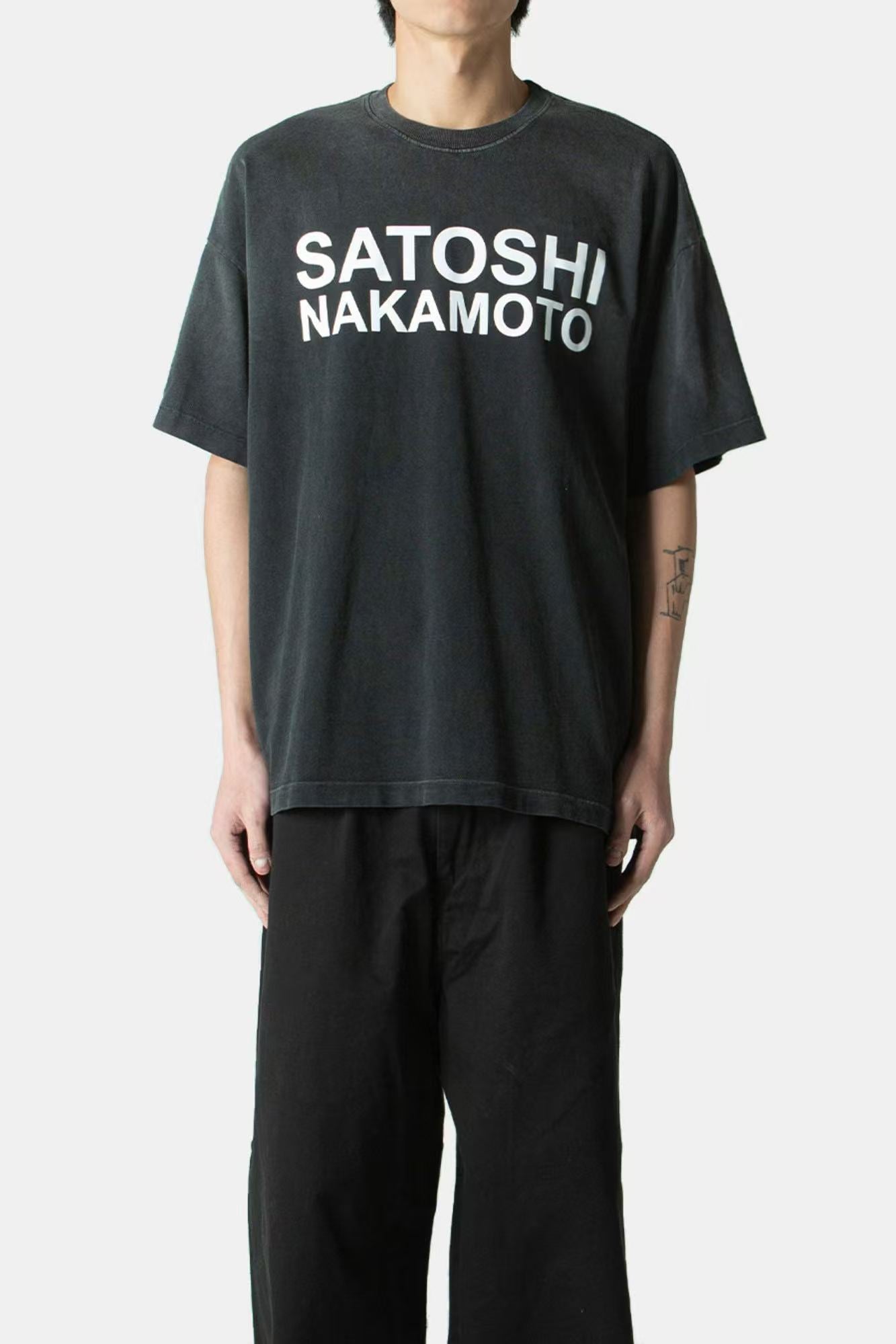 Satoshi Nakamoto Gradient Logo Tee