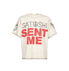 Satoshi Nakamoto Rhinestone Sent Me Tee