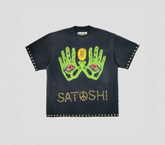 Satoshi Nakamoto Mystic Art Studded Tee