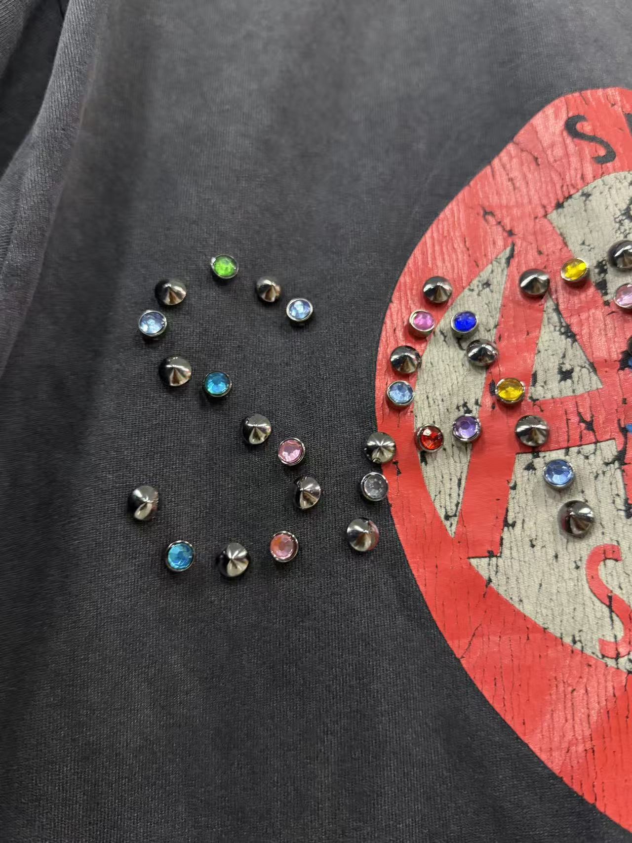 Satoshi Nakamoto Rhinestone Circle Logo Tee