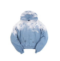 RRR123 Splatter Gradient Cropped Hoodie