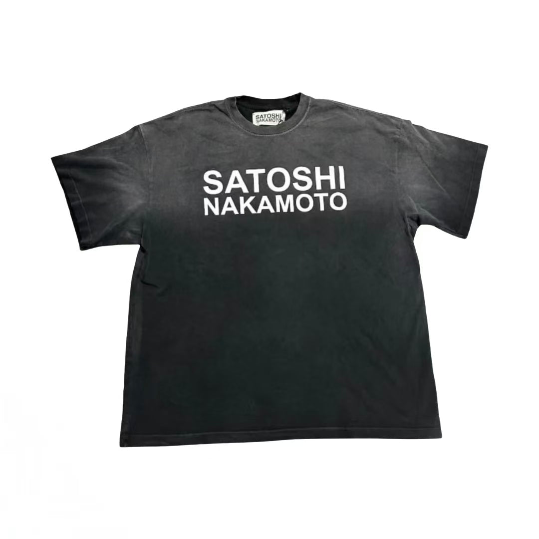 Satoshi Nakamoto Gradient Logo Tee