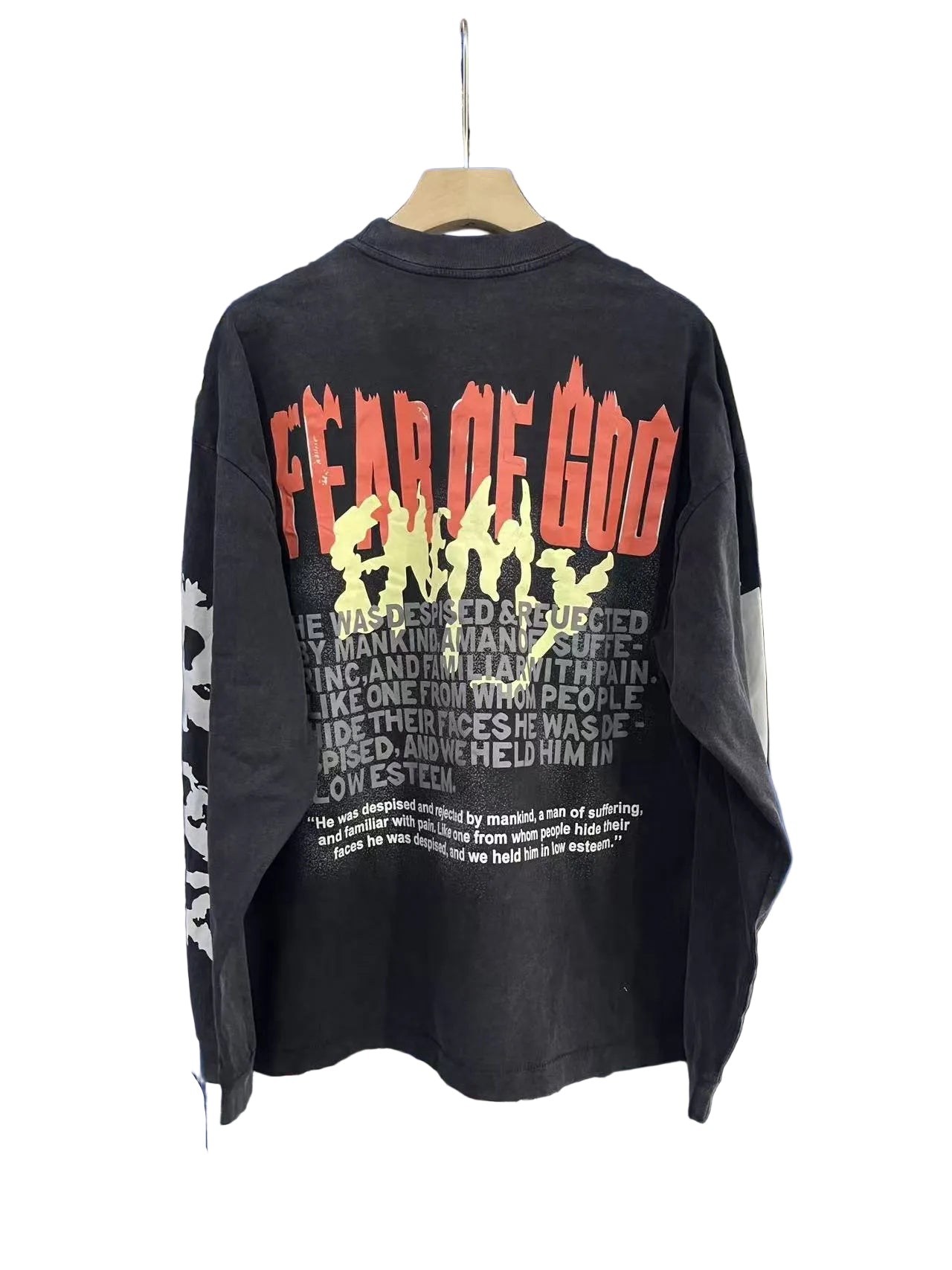 RRR123 Skull Graphic Long‑Sleeve Tee