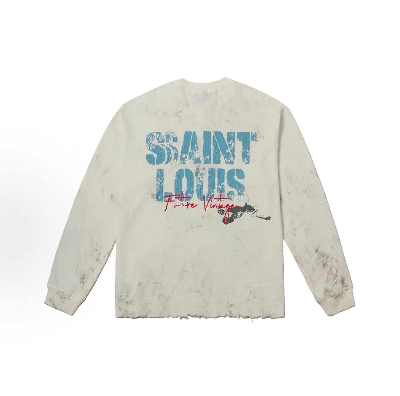 SSSAINT LOUIS Photo Print Waffle Thermal