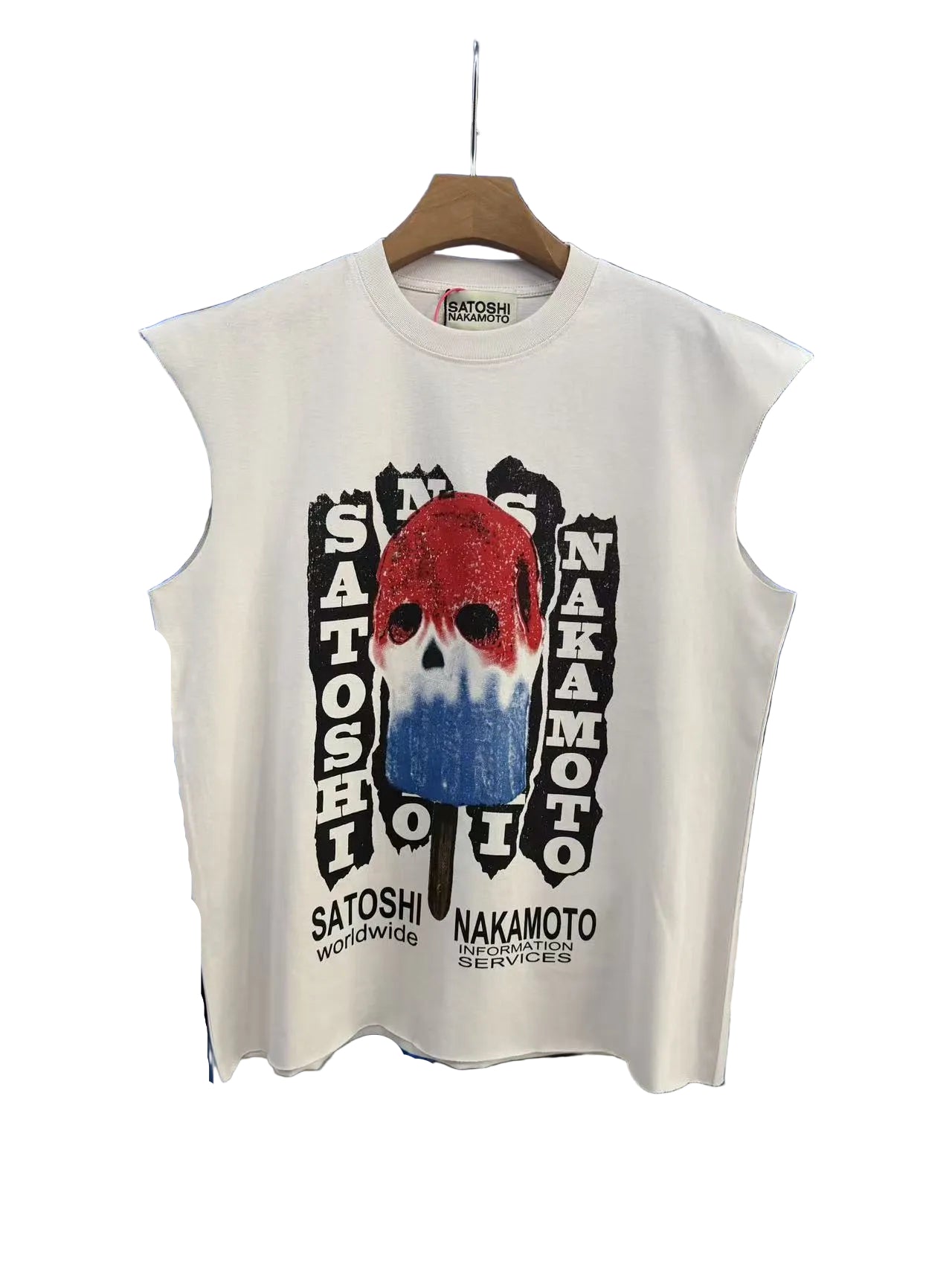 Satoshi Nakamoto Punk Street‑wear Tank