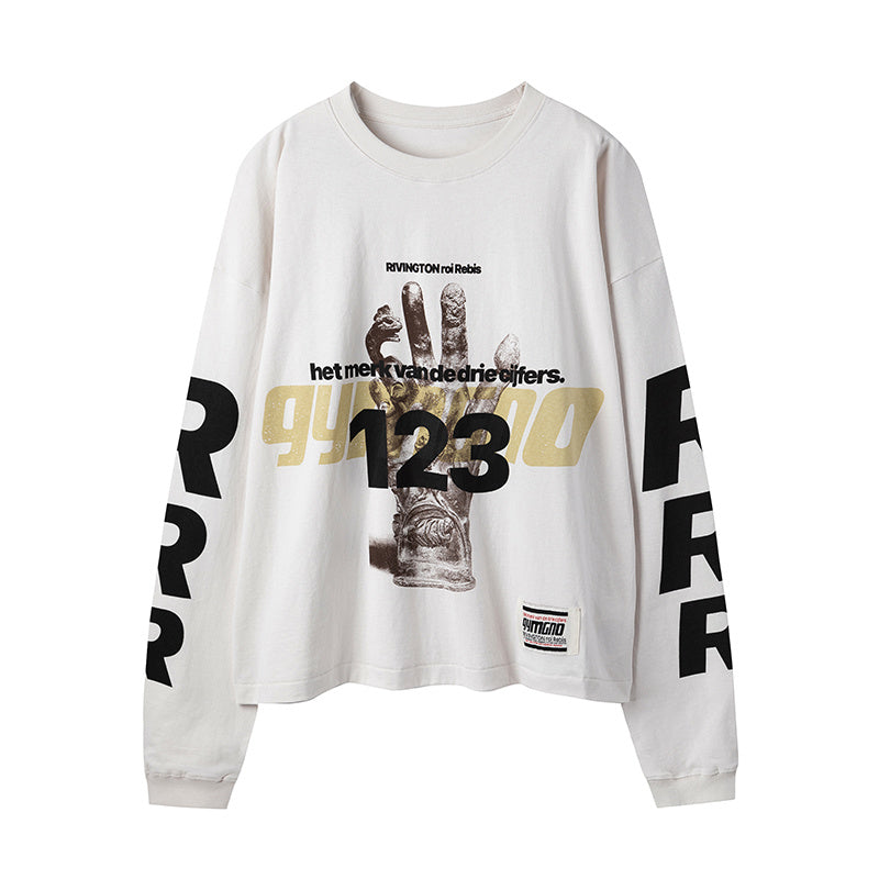 RRR123 RRR Sleeve Graphic Long Sleeve