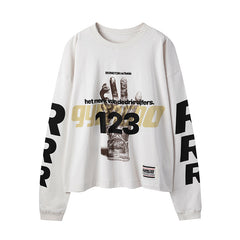 RRR123 RRR Sleeve Graphic Long Sleeve