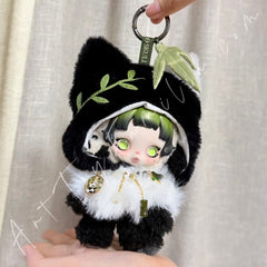 Doll Cloth Bamboo Furry Kitty Cloak For Skullpanda - 164