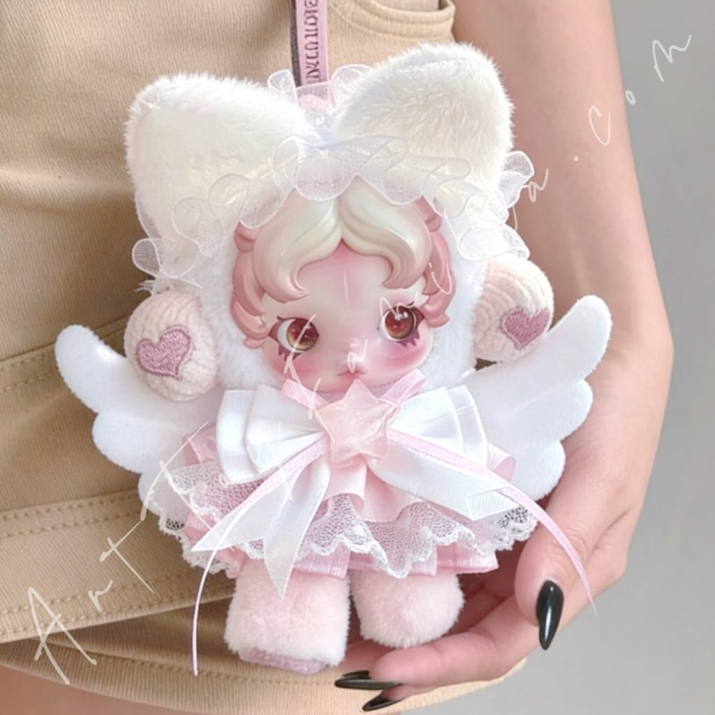Doll Cloth Kitten Angel Set For Skullpanda - 156