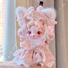Doll Cloth Pink Meow Fairy Set For Skullpanda - 162