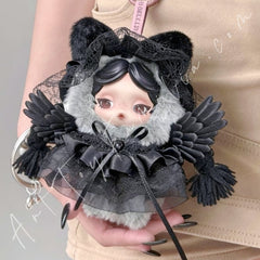 Doll Cloth Shadow Angel Ensemble For Skullpanda - 154