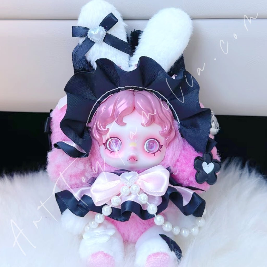 Doll Cloth Sweet Noir Bunny Set For Skullpanda - 157