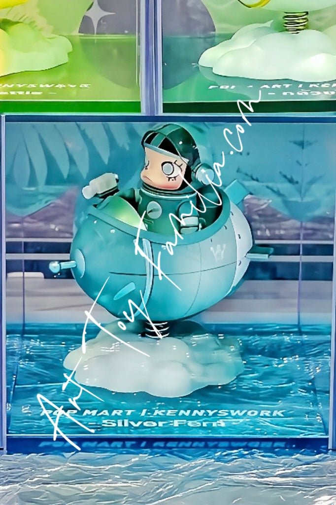 MEGA Space Molly 100% Blooming Series Silver Fern Figurine