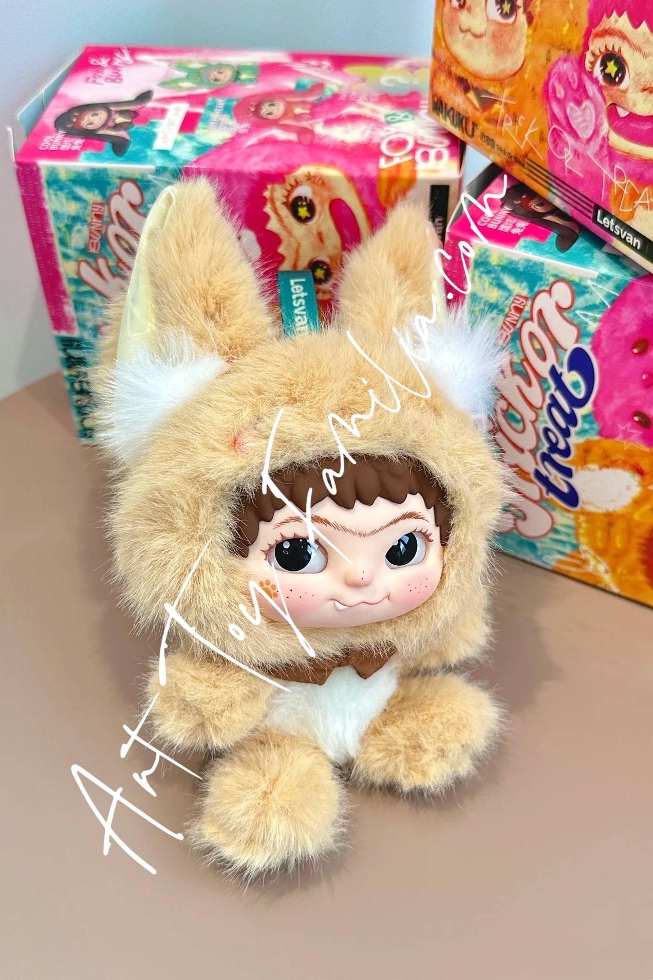 Wakuku Fox & Bunny Trick Or Treat Series Plush Doll