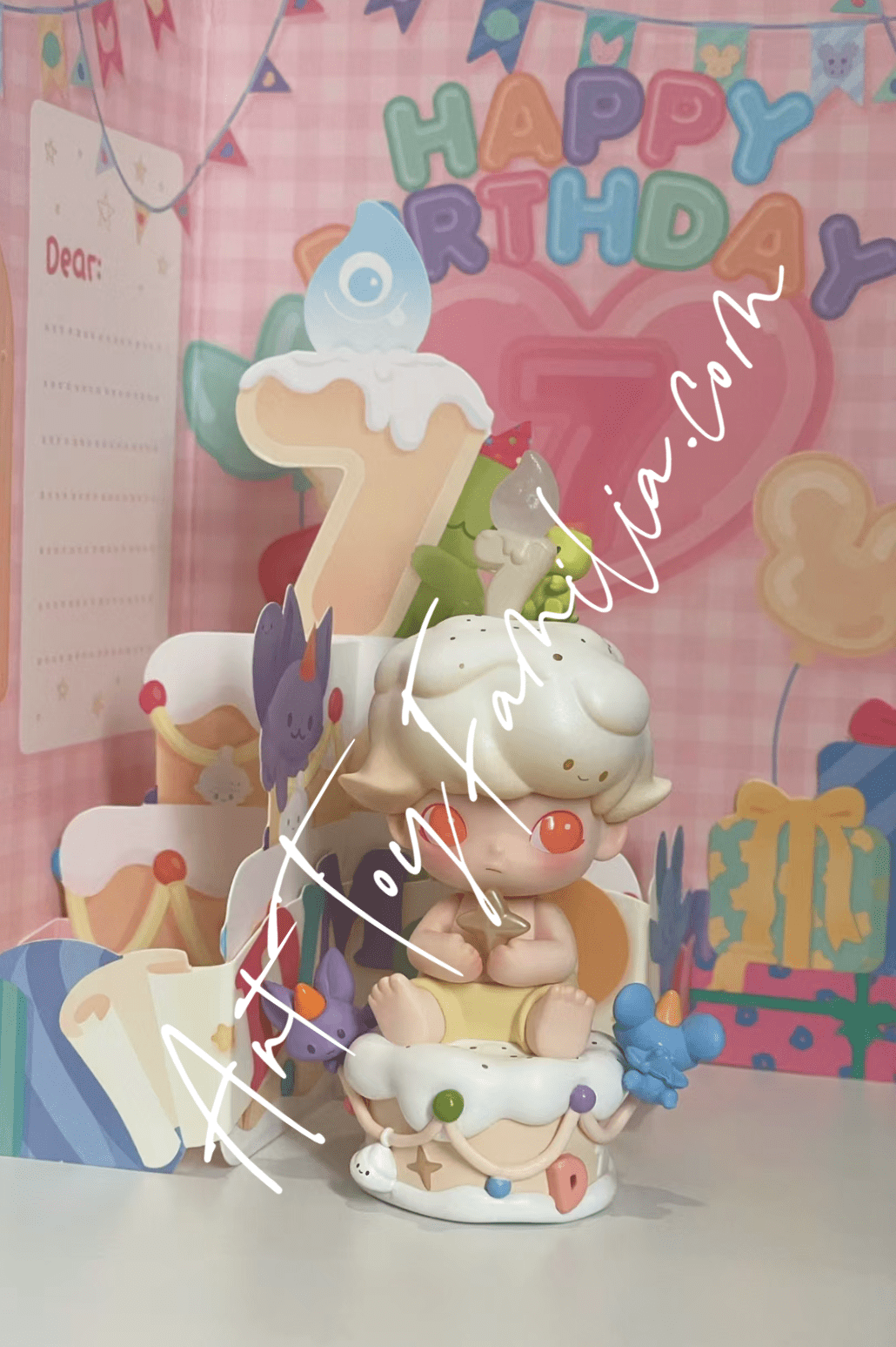 Dimoo 7th Anniversary Birthday Figurine