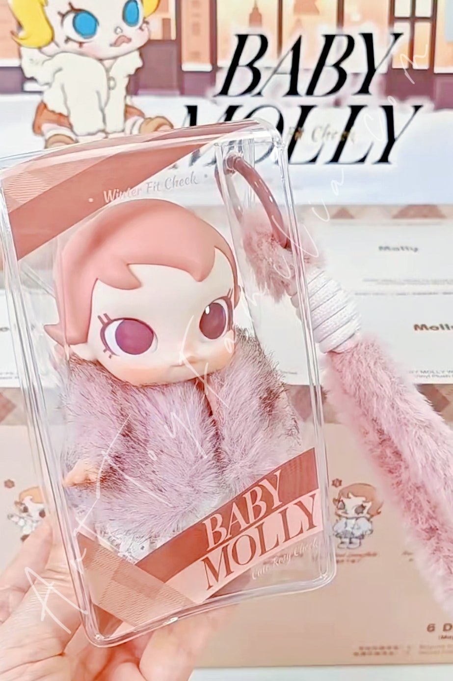 Baby Molly Winter Fit Check Series Vinyl Plush Pendant