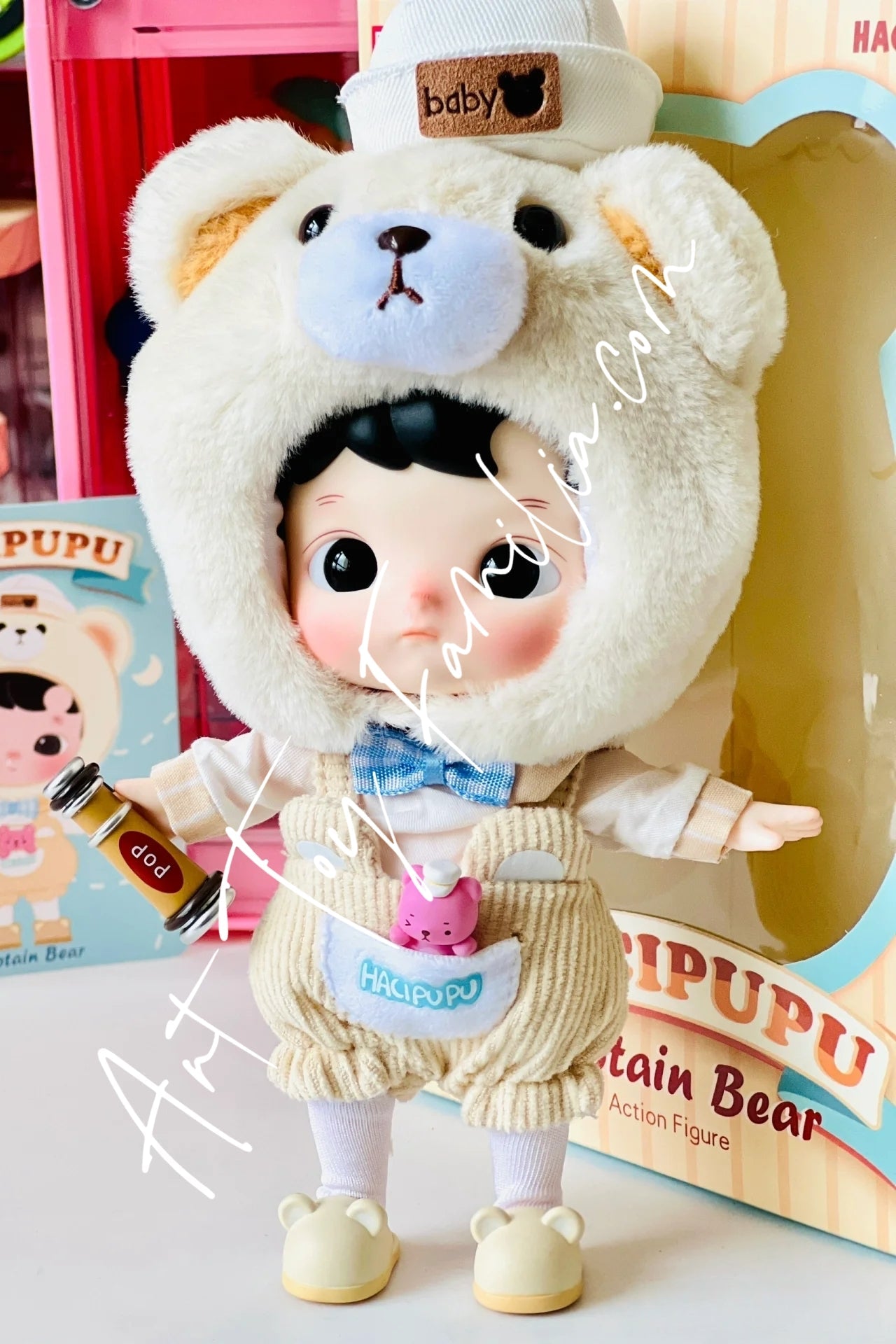 Hacipupu Captain Bear Action Figure
