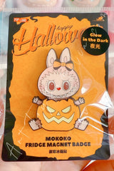 Happy Halloween Party Series Mokoko Fridge Magnet Badge