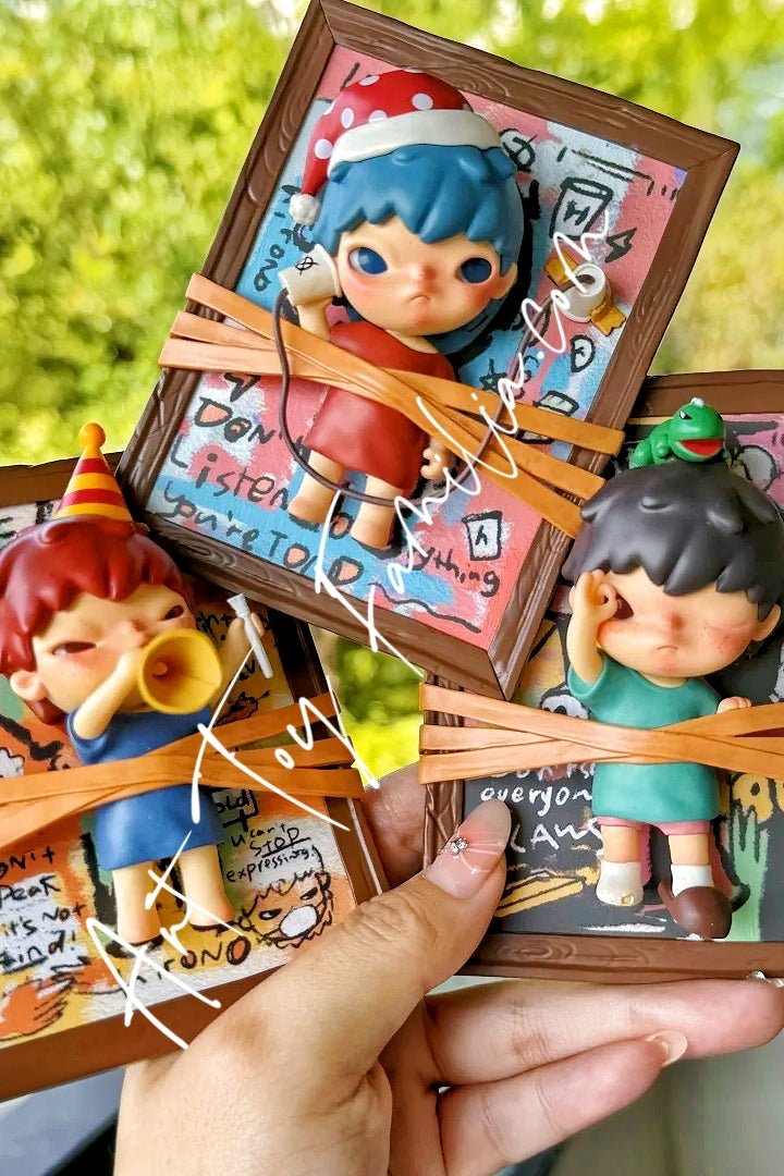 Hirono Listening, Saying, Seeing Figurine