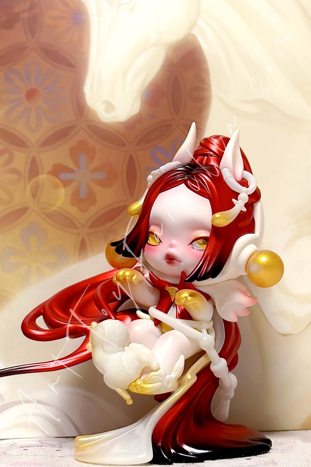 Skullpanda Celestial Horse Figurine