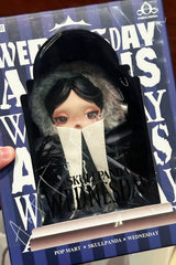 Skullpanda × Wednesday Plush(Nevermore Academy Uniform Version)