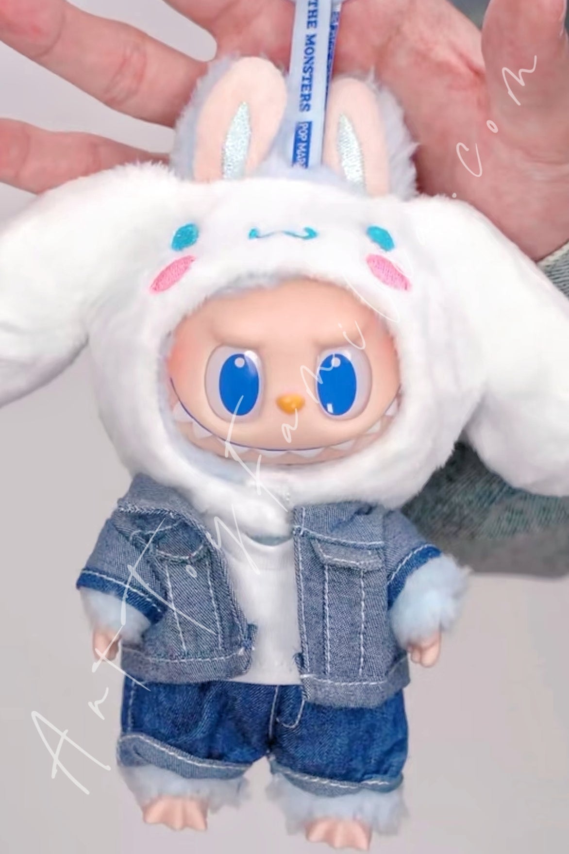 The Monsters Labubu × Hello Kitty and Friends Series Vinyl Plush Pendant