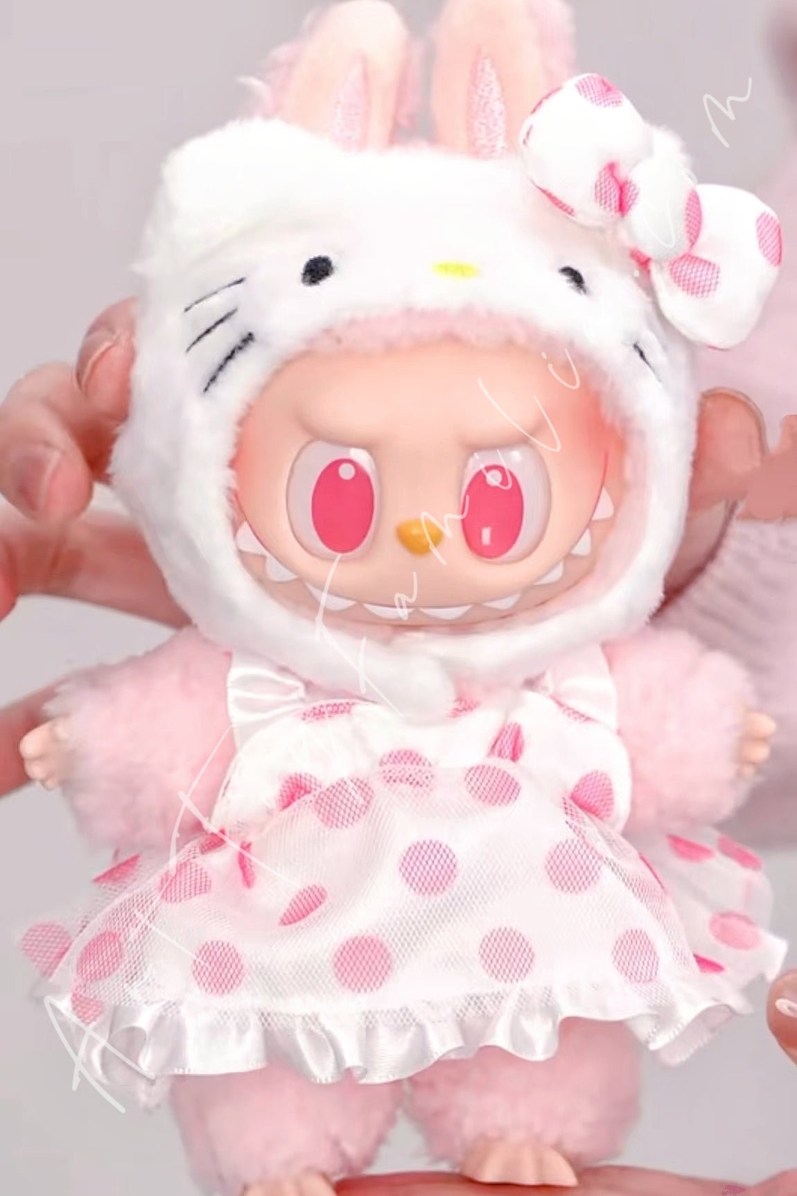 The Monsters Labubu × Hello Kitty and Friends Series Vinyl Plush Pendant