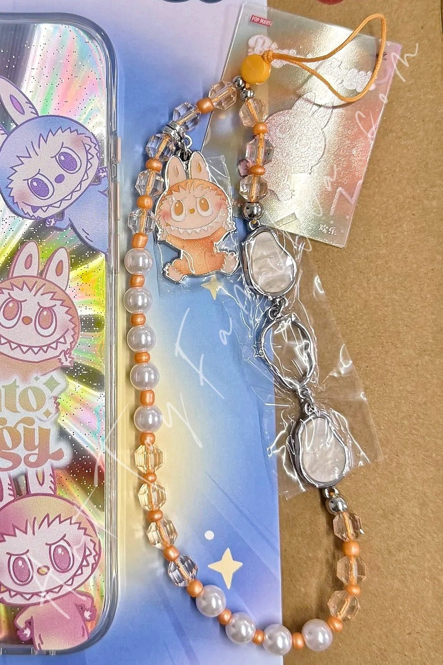 The Monsters Labubu Big into Energy Series Phone Charm