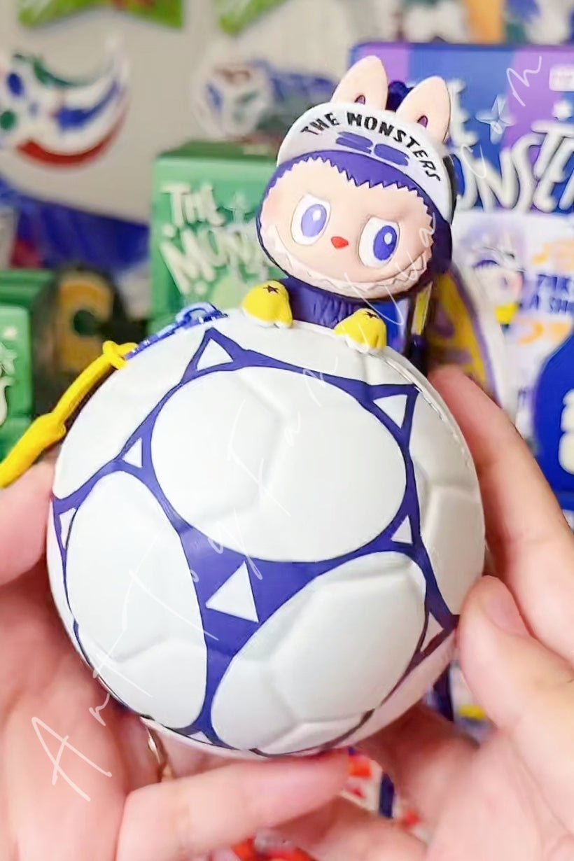 The Monsters Labubu × FIFA Series Football-shaped Mini Bag