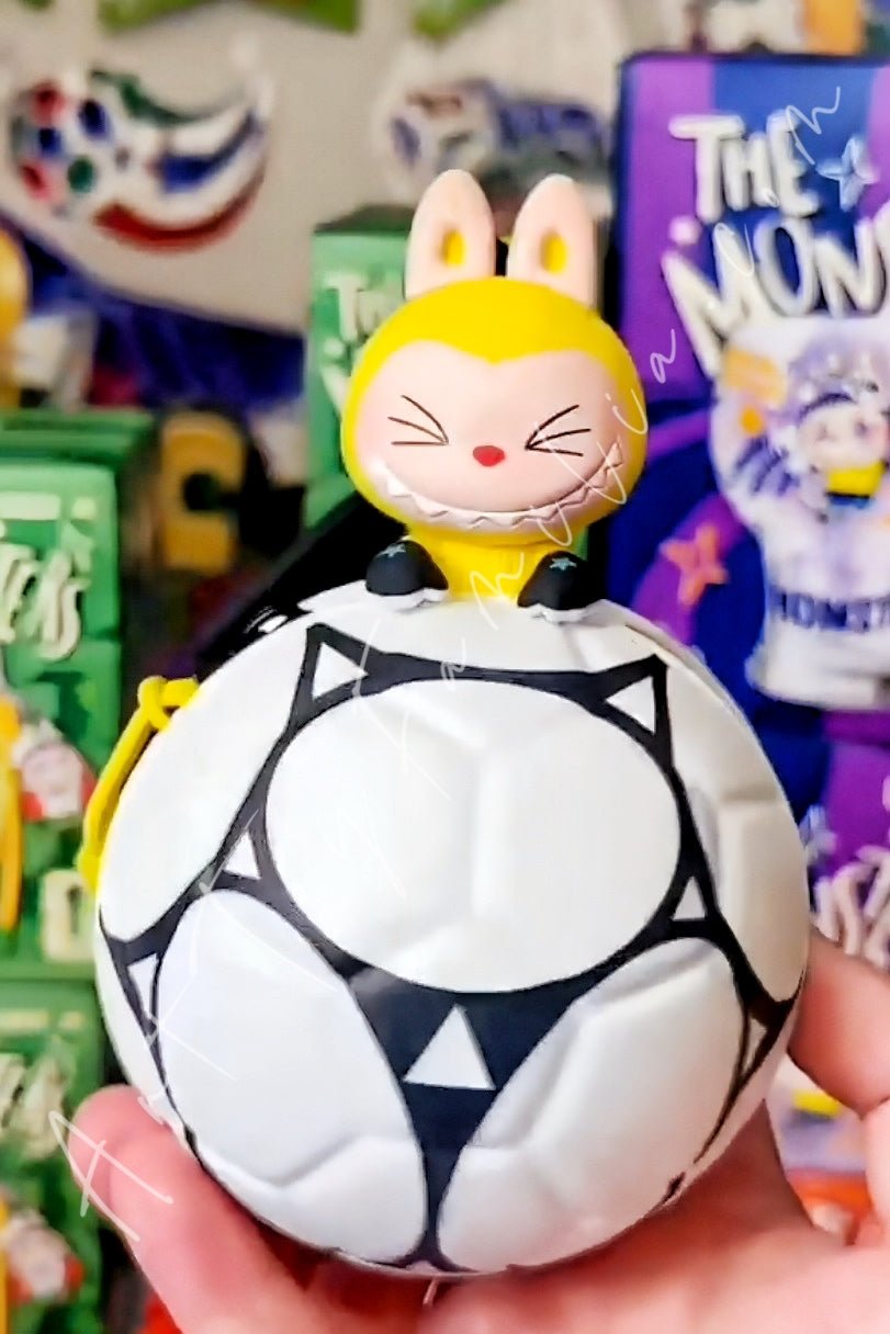 The Monsters Labubu × FIFA Series Football-shaped Mini Bag