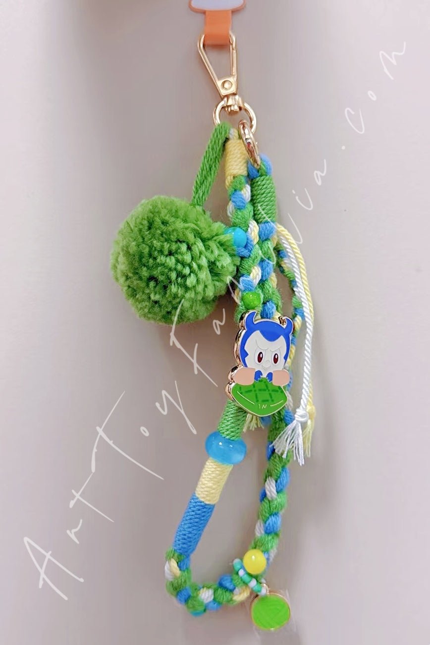 The Monsters Labubu Fall Into Sweaters Series Lanyard