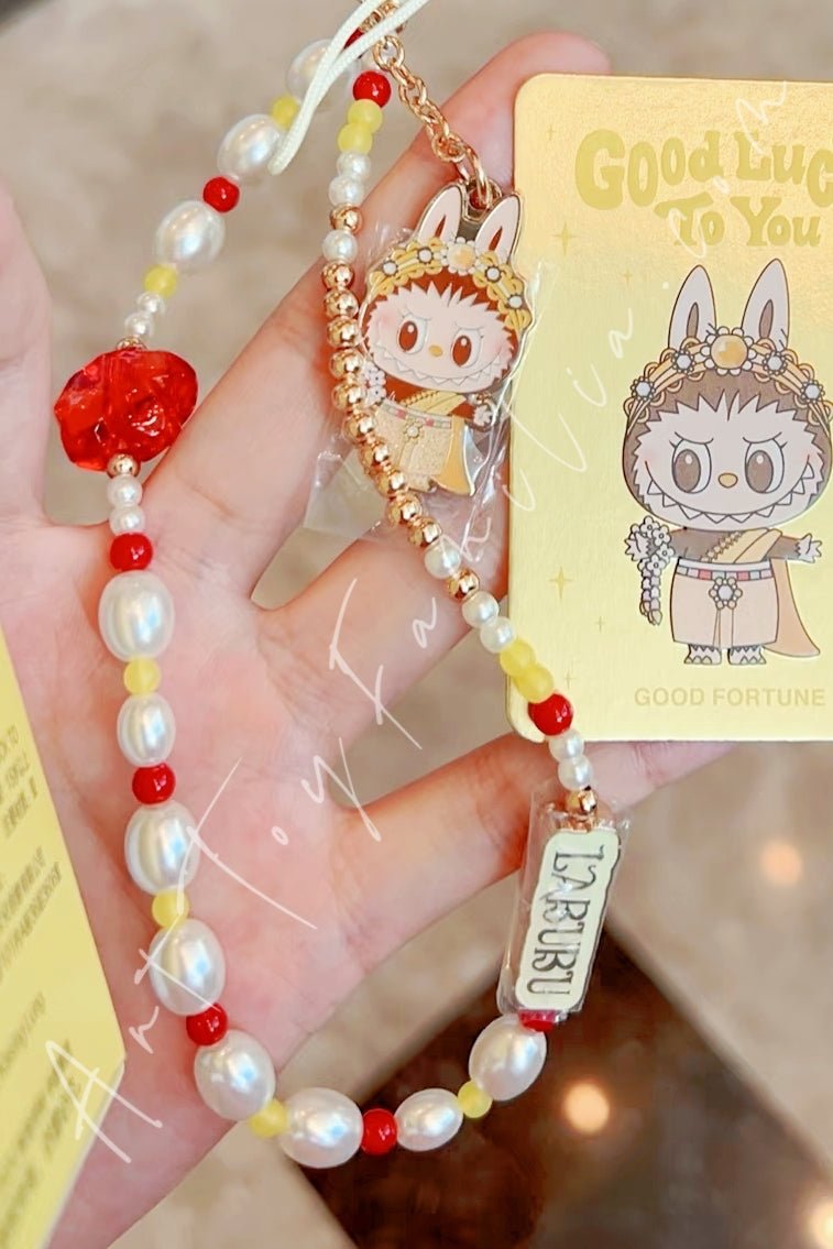 The Monsters Labubu Good Luck To You Series Phone Charm