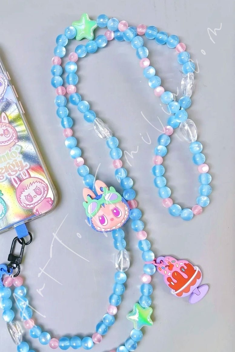 The Monsters Labubu Jump Into Summer Series Phone Charm