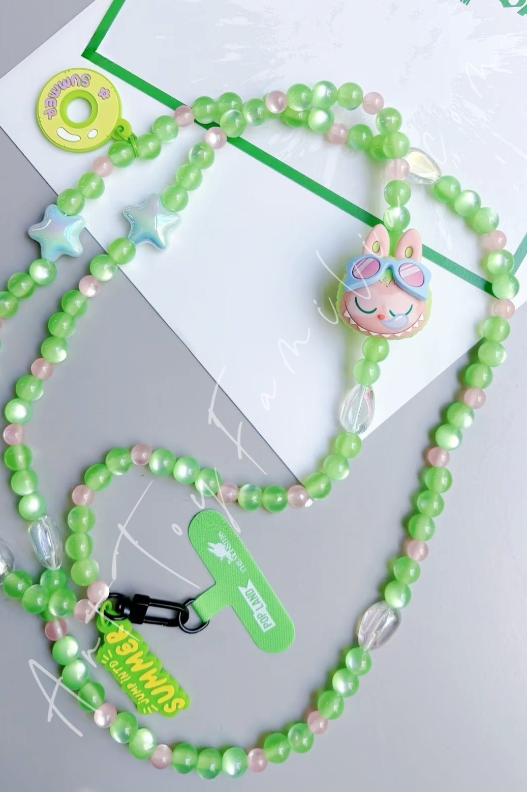 The Monsters Labubu Jump Into Summer Series Phone Charm