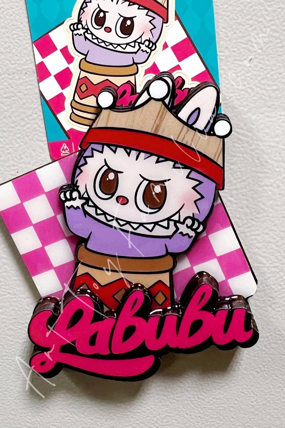 The Monsters Labubu Let's Checkmate Sreies Fridge Magnet