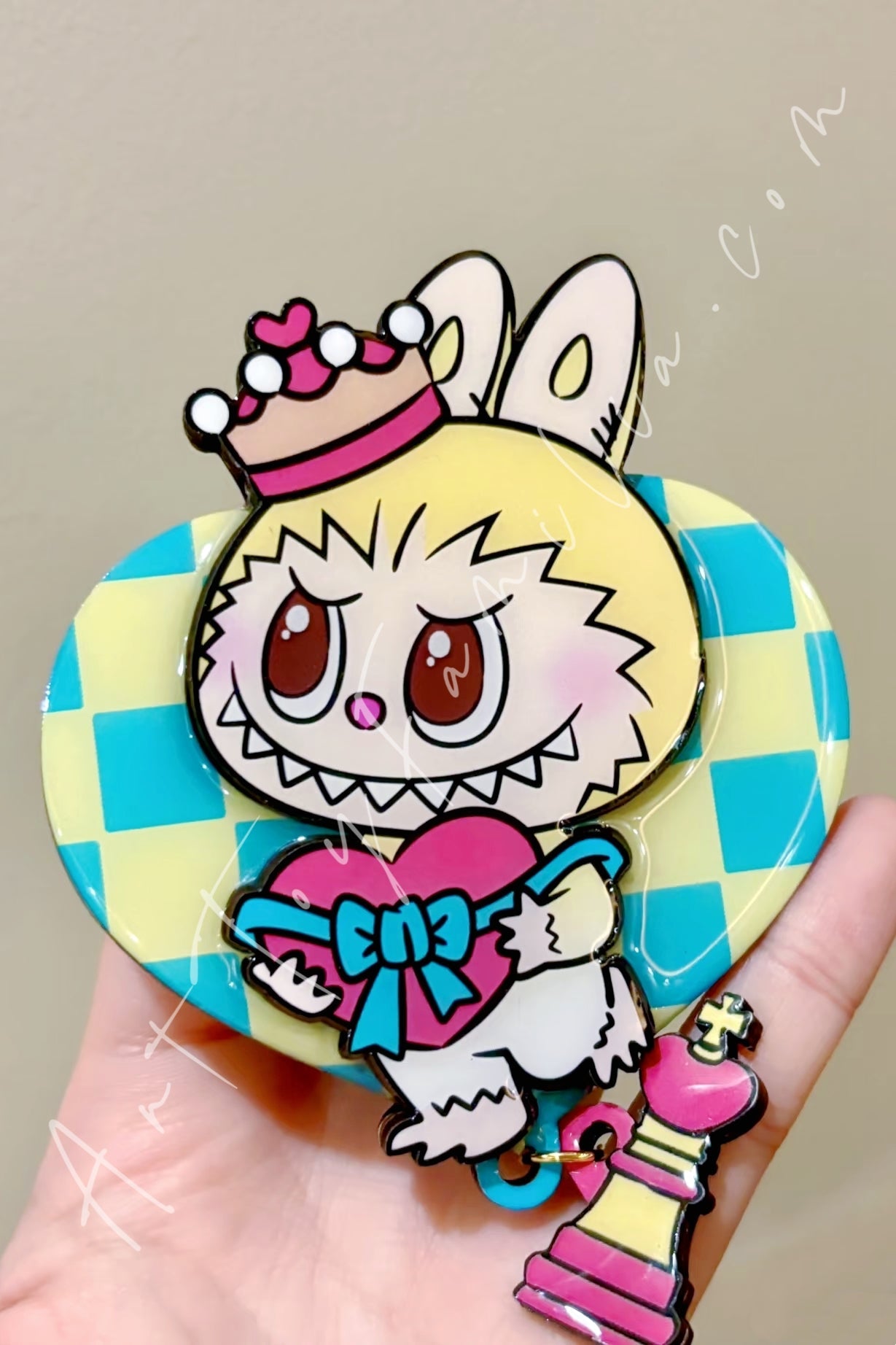 The Monsters Labubu Let's Checkmate Sreies Fridge Magnet