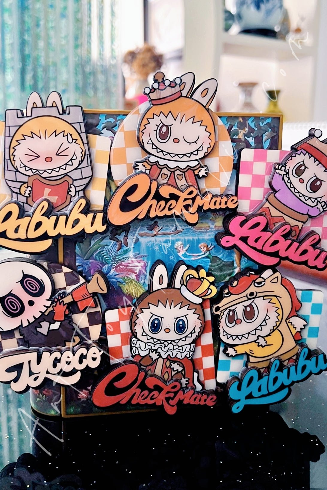 The Monsters Labubu Let's Checkmate Sreies Fridge Magnet