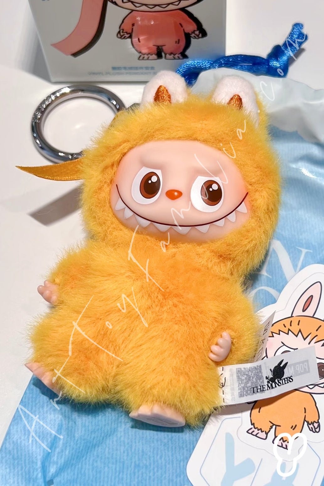 The Monsters Labubu Pin For Love Series Vinyl Plush Pendant