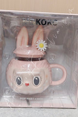 The Monsters Labubu Spring Flowers Series Mokoko Ceramic Cup