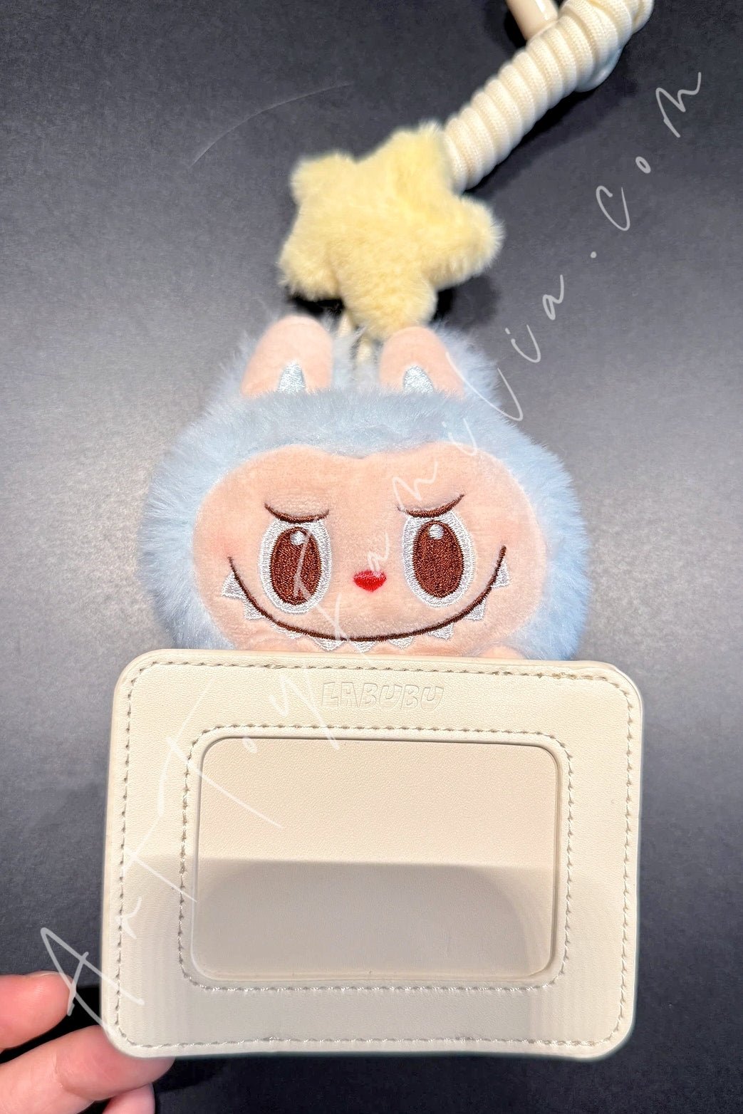 The Monsters Labubu Twinkly Fairy Tale Series Sparkly Surprise Plush Card Holder