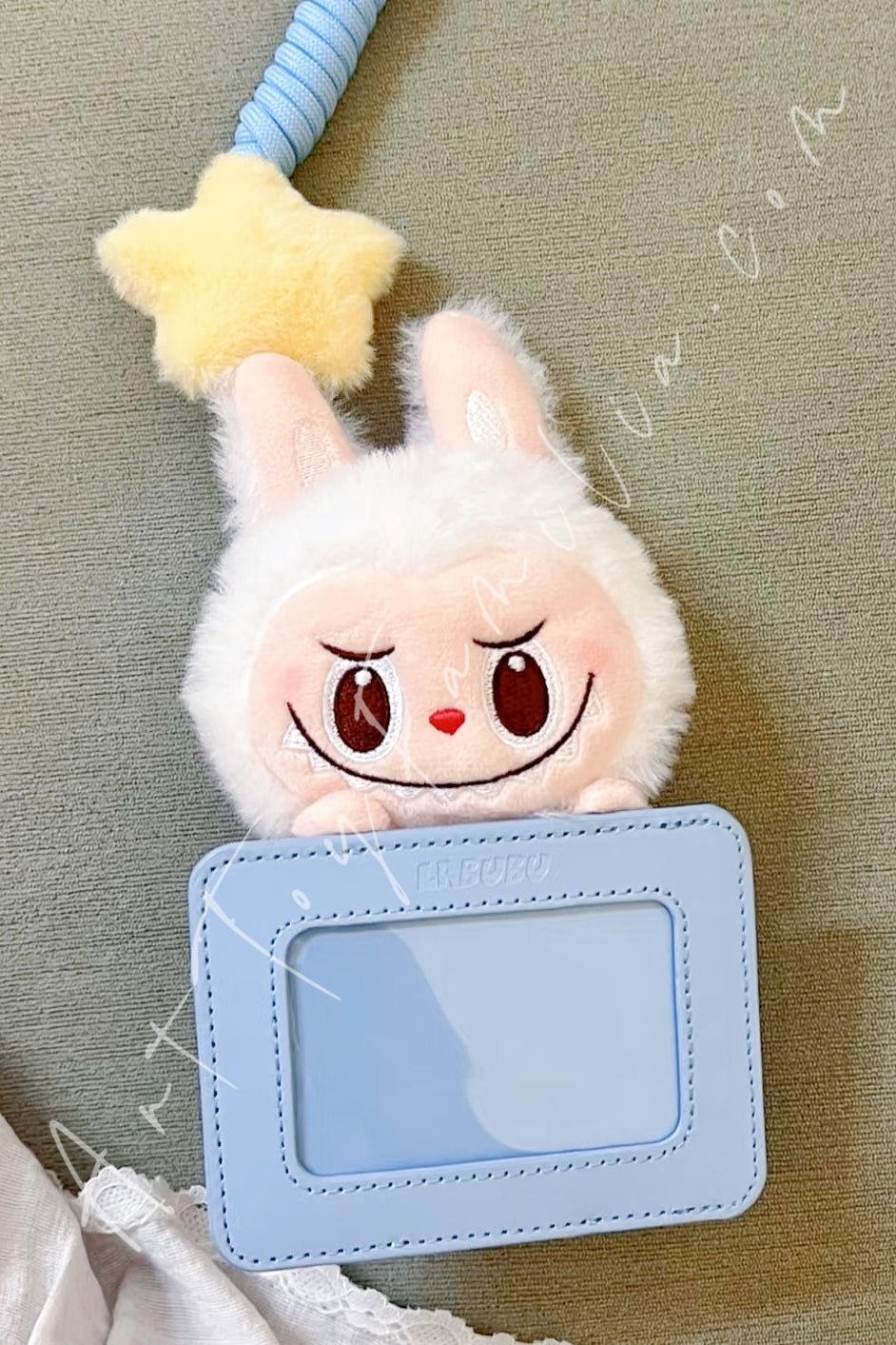 The Monsters Labubu Twinkly Fairy Tale Series Sparkly Surprise Plush Card Holder