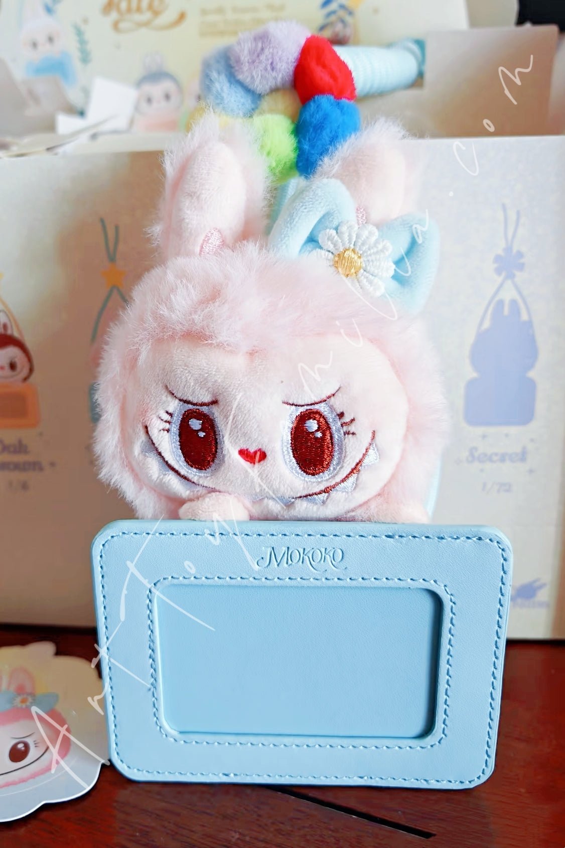 The Monsters Labubu Twinkly Fairy Tale Series Sparkly Surprise Plush Card Holder